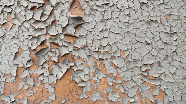 Peeling paint