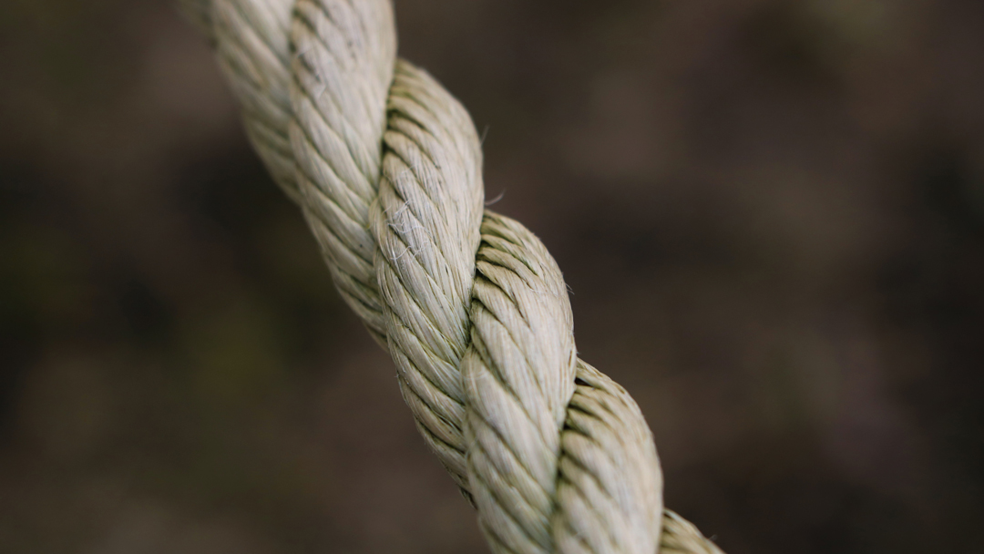 Close up of a rope