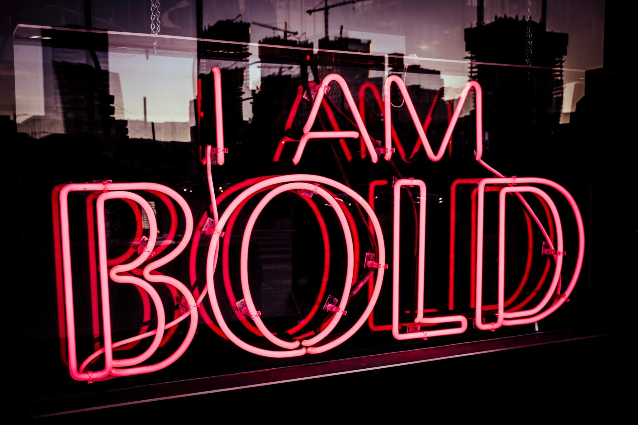 I am bold sign