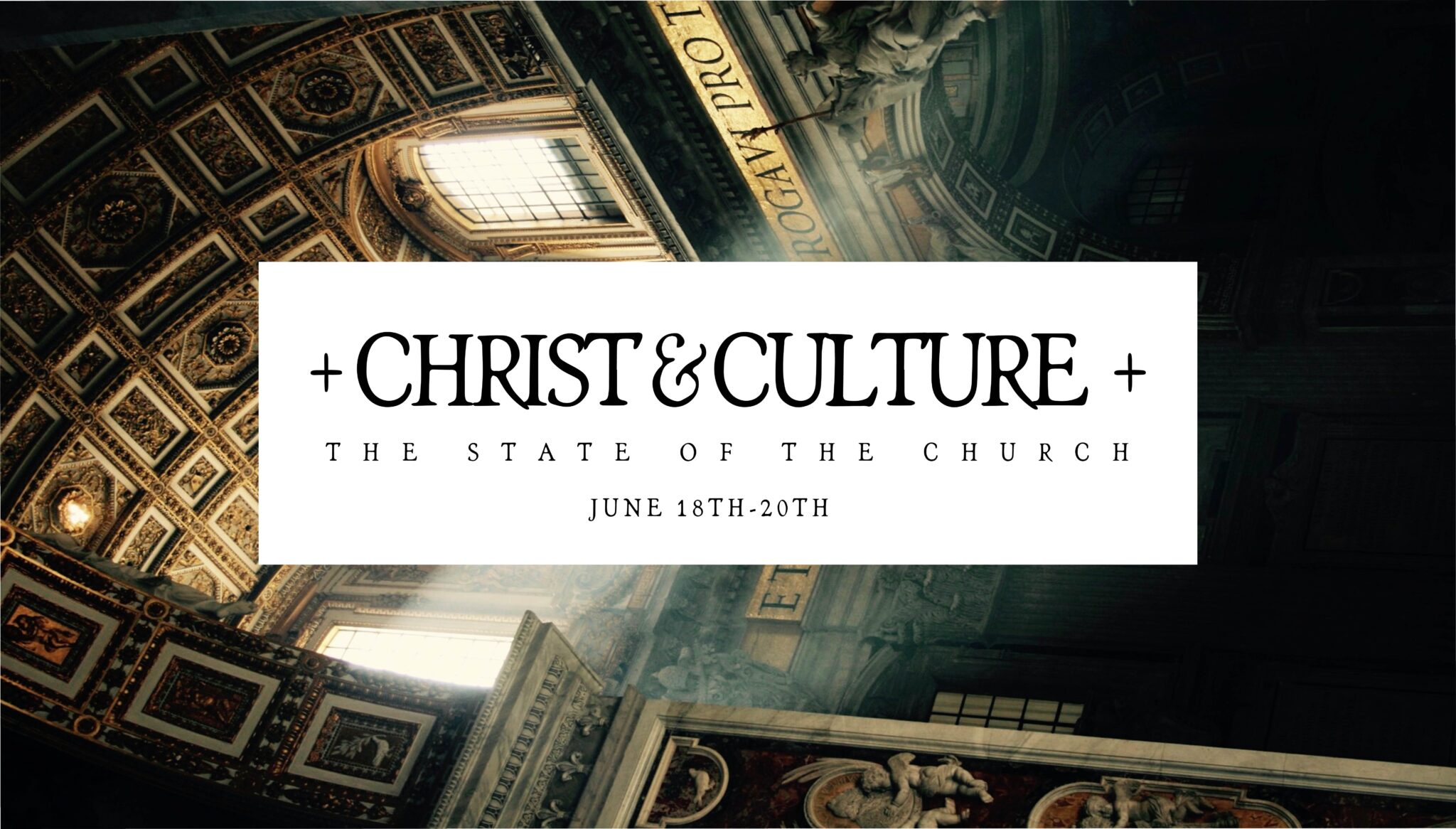 Christ and Culture the state of the Church graphic