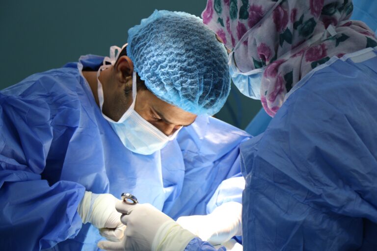 Surgeons doing a procedure