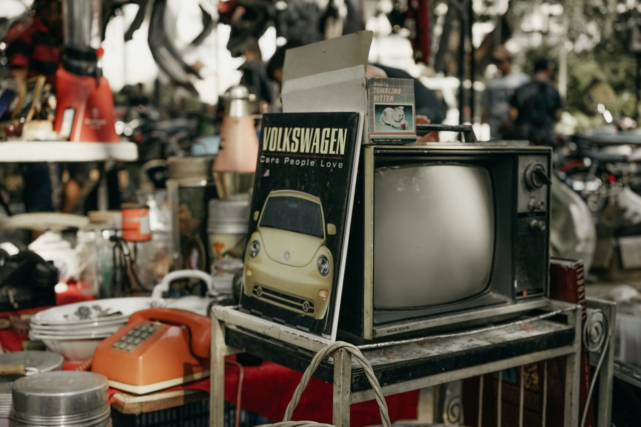 Old garage full of old trinkets